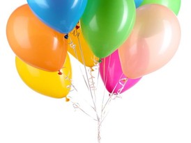 Dozen latex balloons