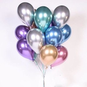 Dozen Chrom Balloons